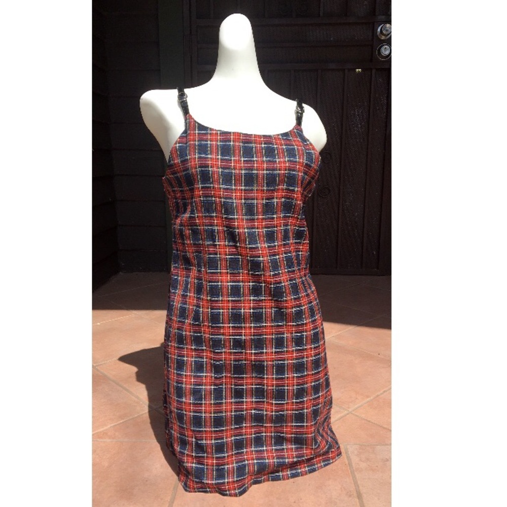 ❤️SOLD♥️Vintage Plaid Mini Dress